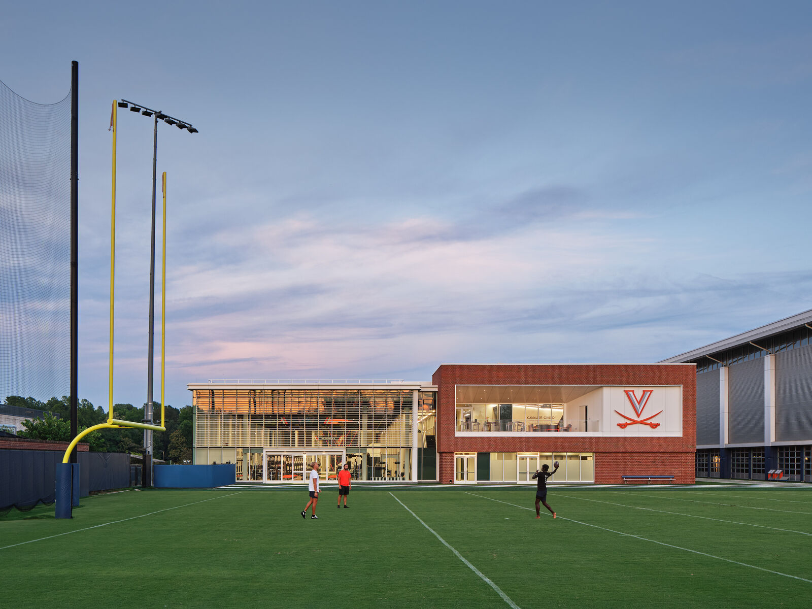 The Hardie Football Operations Center provides UVA with the space and resources to grow the next generation of scholar-athletes.     