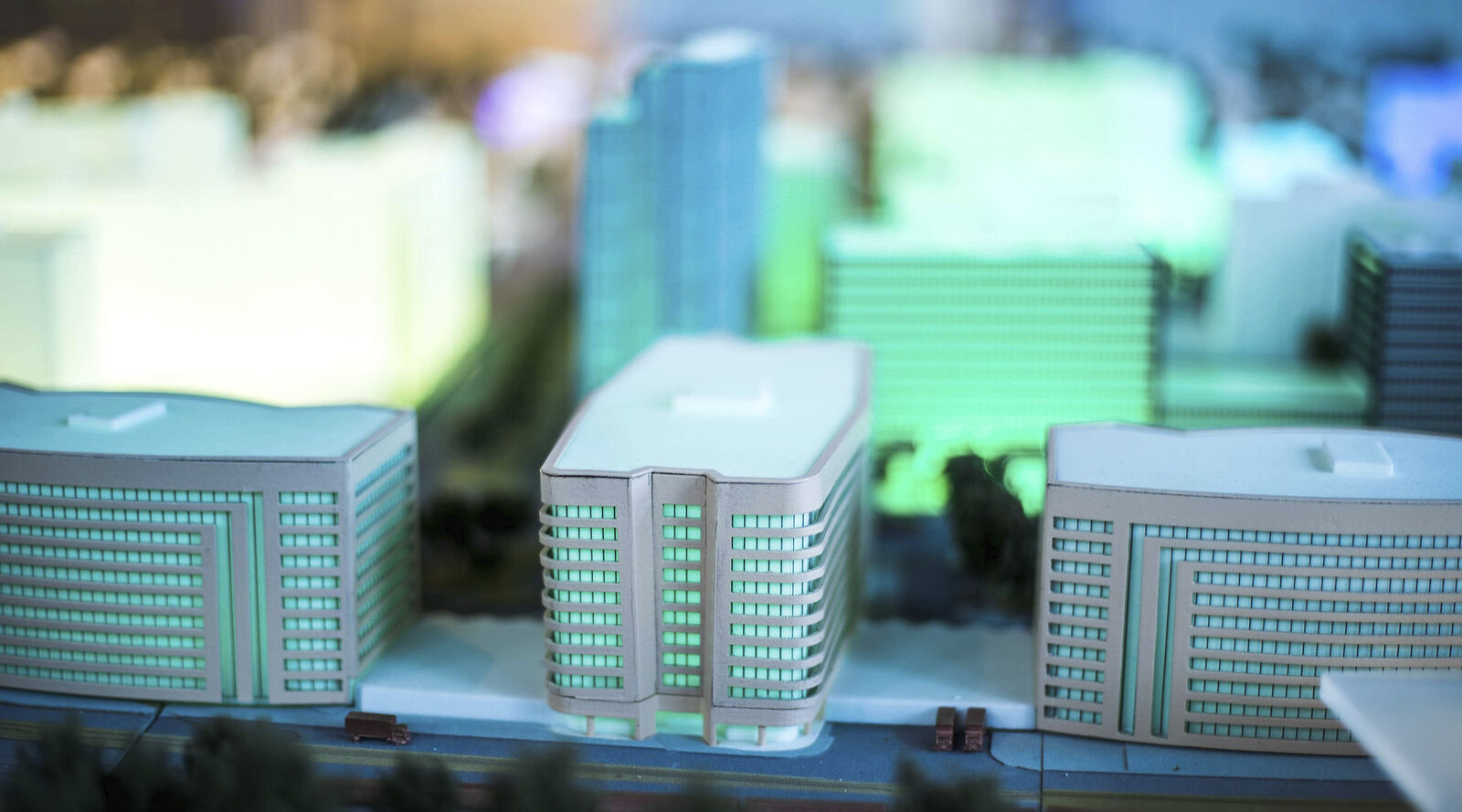 Close up of the JBG Smith National Landing Model