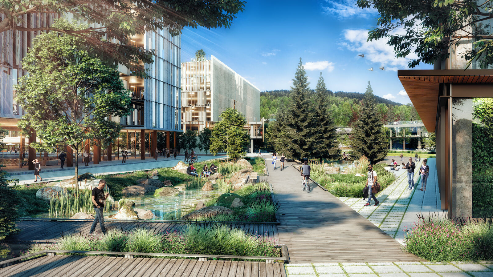 Activated workplace campus