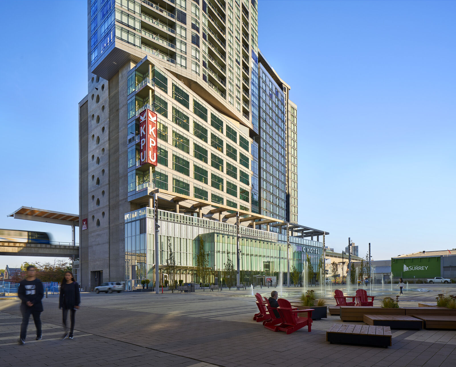 3 Civic Plaza building showing plaza at daytime