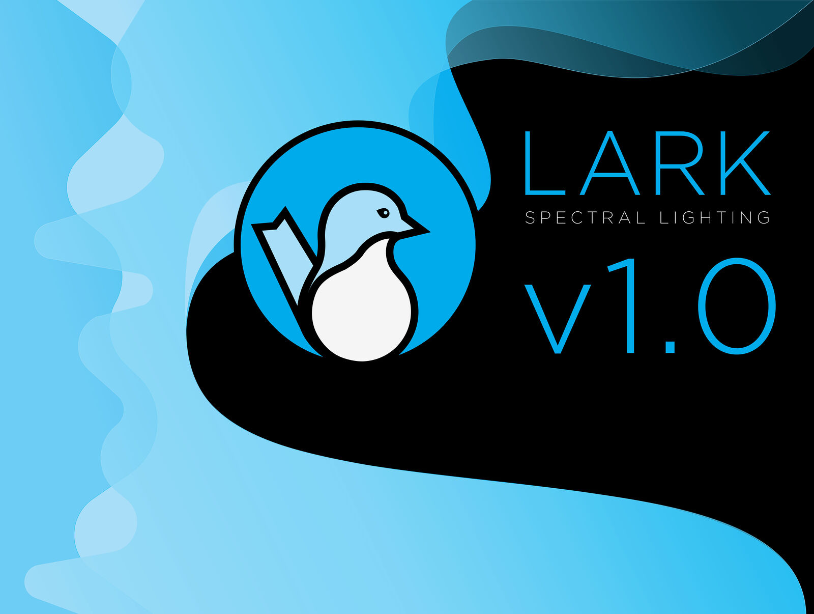 Lark logo with bird